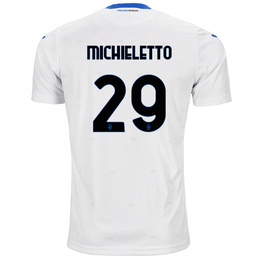 Criança Camisola Andrea Michieletto #29 Branco Alternativa 2024/25 Camisa Brasil