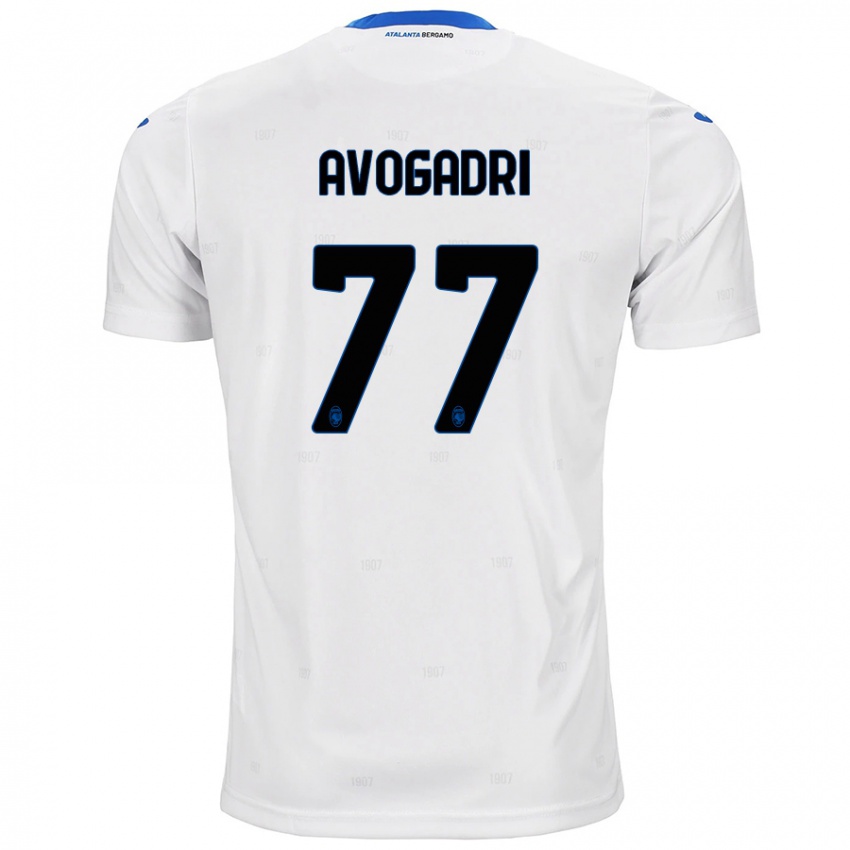 Criança Camisola Lorenzo Avogadri #77 Branco Alternativa 2024/25 Camisa Brasil