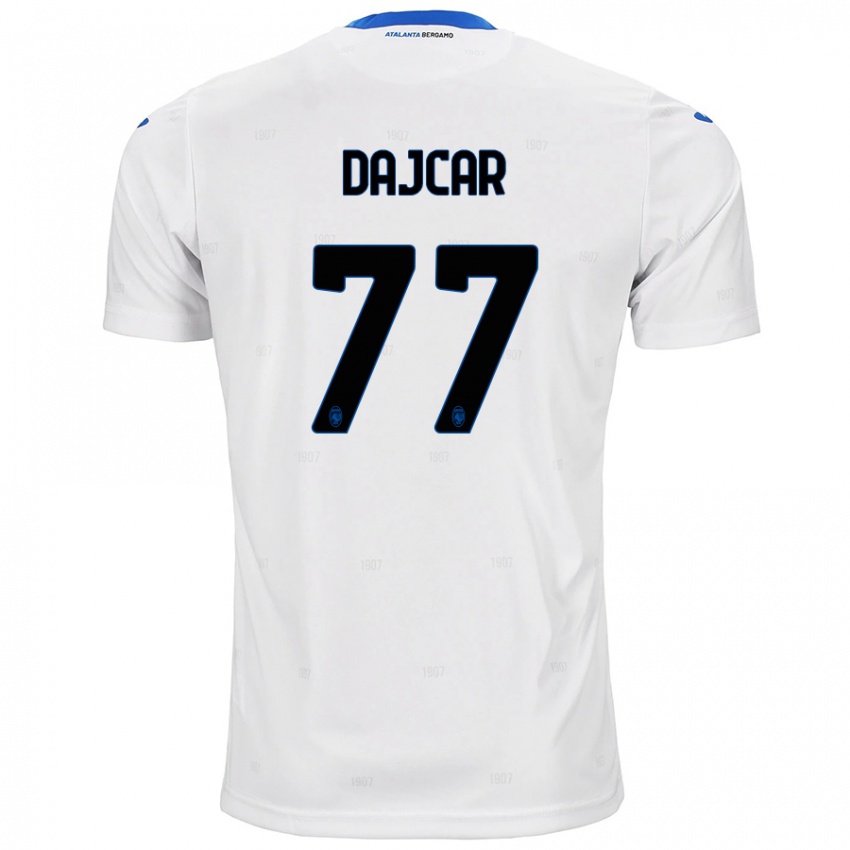 Criança Camisola Matevz Dajcar #77 Branco Alternativa 2024/25 Camisa Brasil