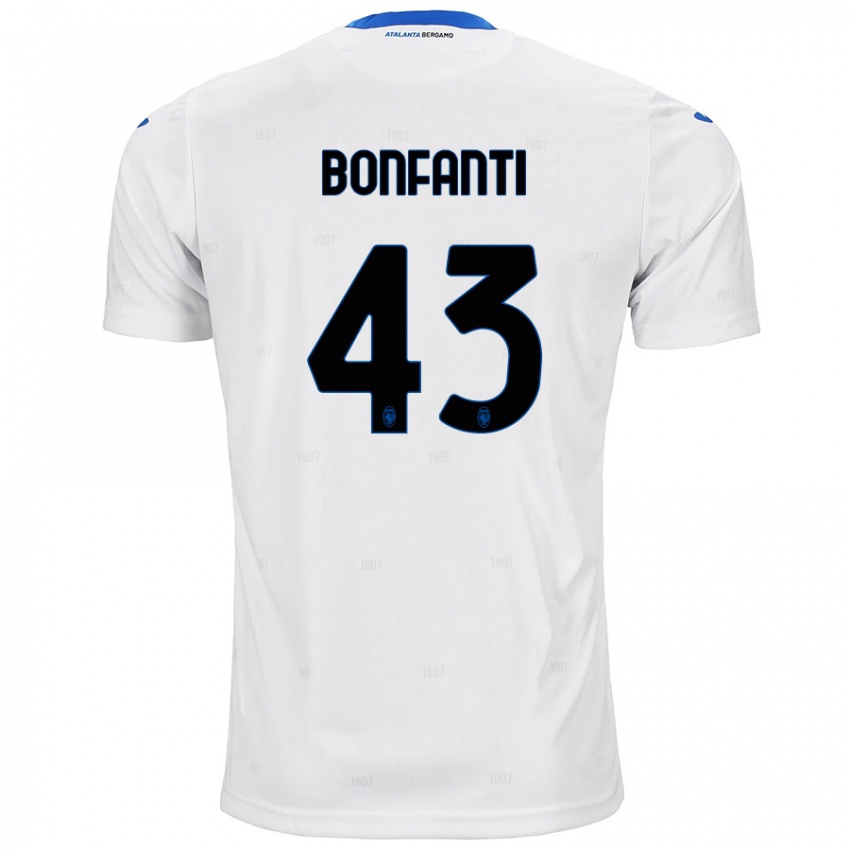 Criança Camisola Giovanni Bonfanti #43 Branco Alternativa 2024/25 Camisa Brasil