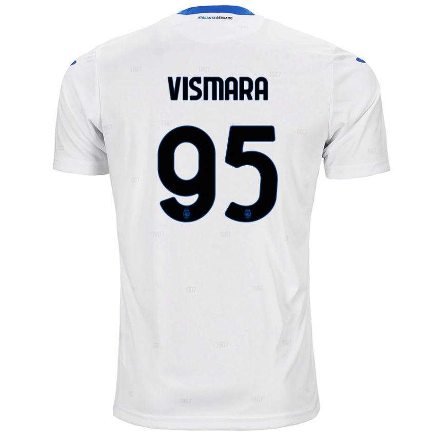 Criança Camisola Paolo Vismara #95 Branco Alternativa 2024/25 Camisa Brasil