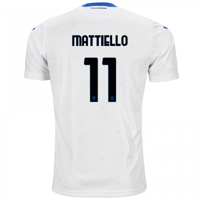 Criança Camisola Federico Mattiello #11 Branco Alternativa 2024/25 Camisa Brasil