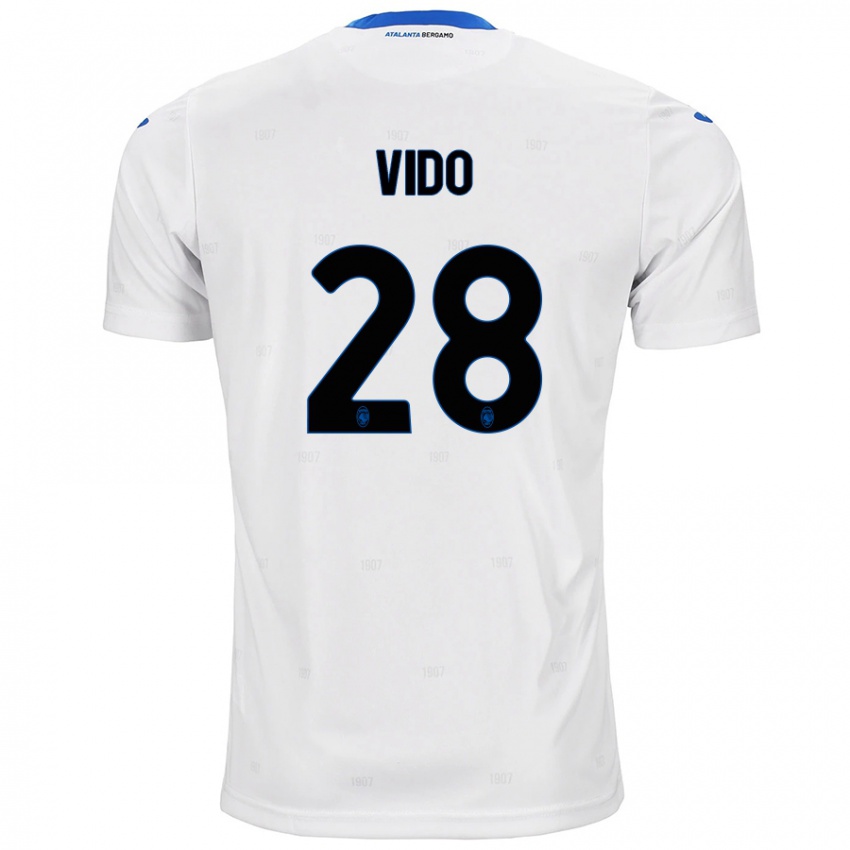 Criança Camisola Luca Vido #28 Branco Alternativa 2024/25 Camisa Brasil