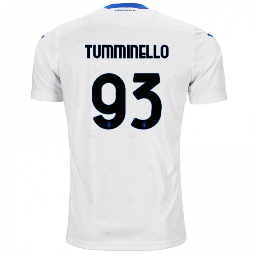 Criança Camisola Marco Tumminello #93 Branco Alternativa 2024/25 Camisa Brasil