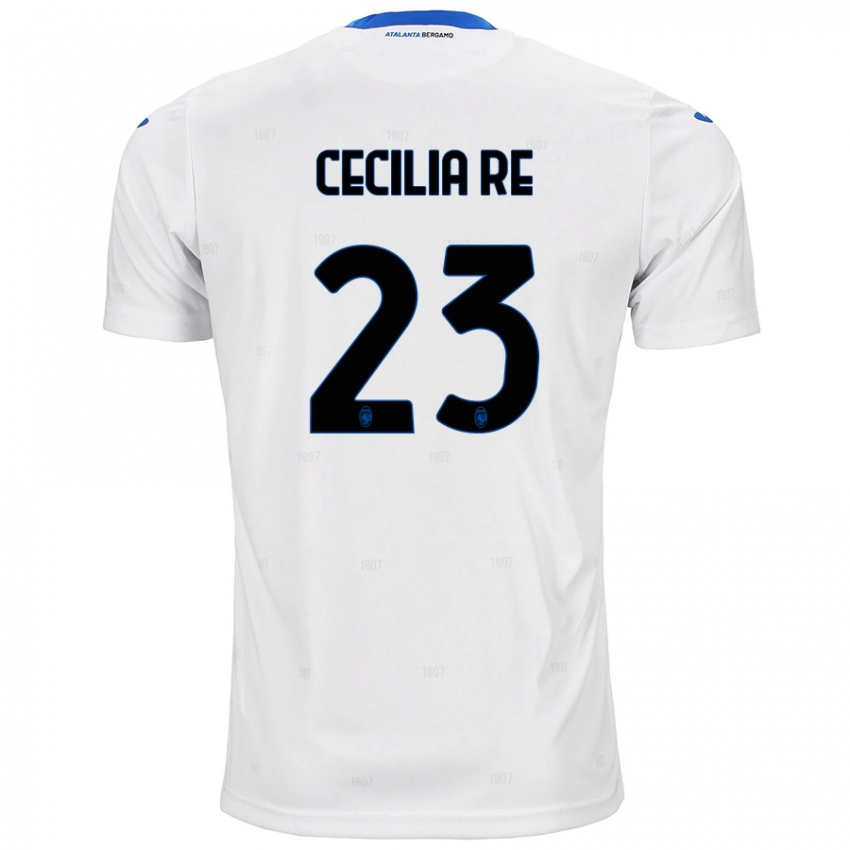 Criança Camisola Cecilia Re #23 Branco Alternativa 2024/25 Camisa Brasil