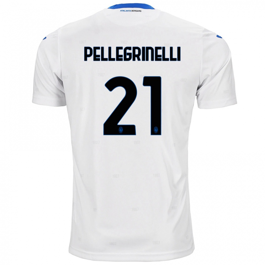 Criança Camisola Giorgia Pellegrinelli #21 Branco Alternativa 2024/25 Camisa Brasil