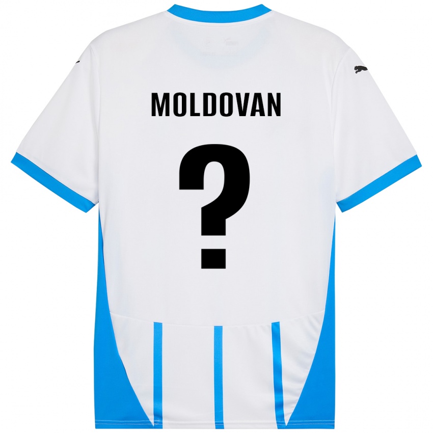 Criança Camisola Horațiu Moldovan #0 Azul Branco Alternativa 2024/25 Camisa Brasil