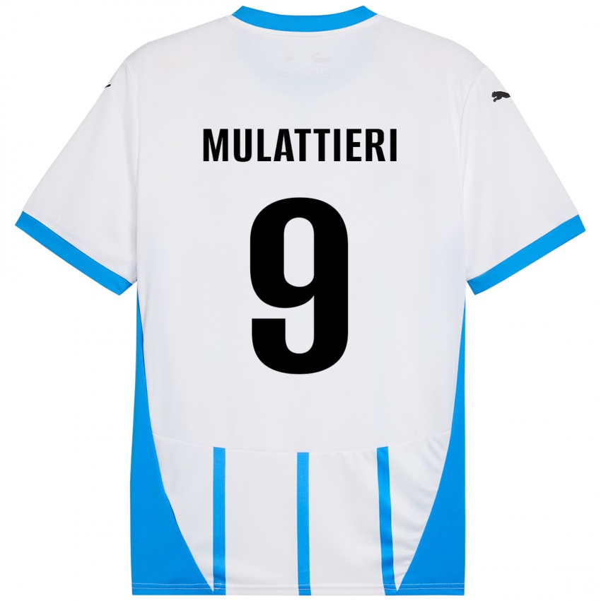 Criança Camisola Samuele Mulattieri #9 Azul Branco Alternativa 2024/25 Camisa Brasil