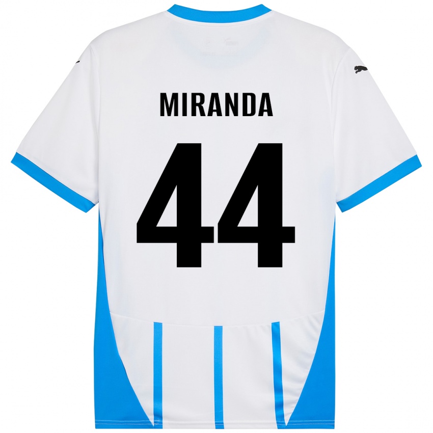 Criança Camisola Kevin Miranda #44 Azul Branco Alternativa 2024/25 Camisa Brasil