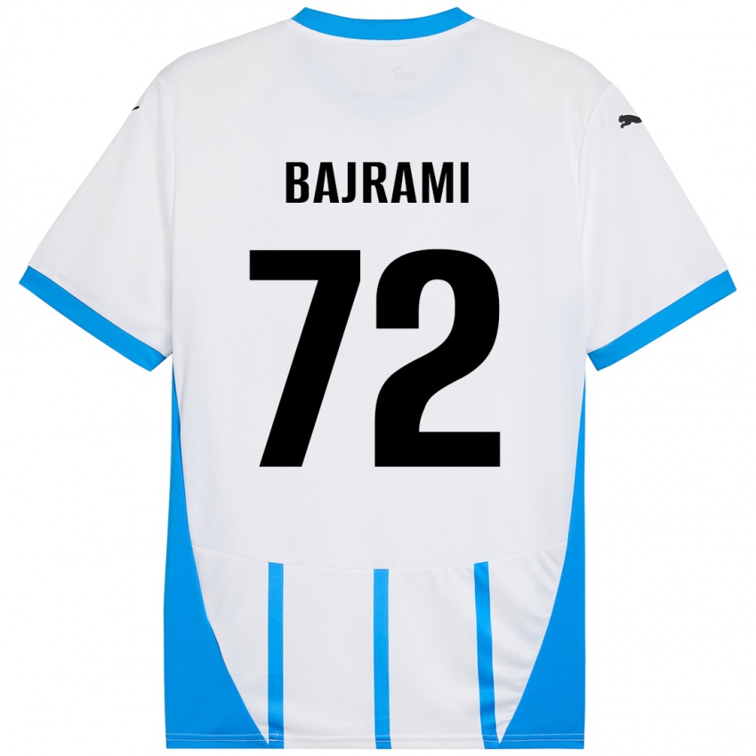 Criança Camisola Nedim Bajrami #72 Azul Branco Alternativa 2024/25 Camisa Brasil