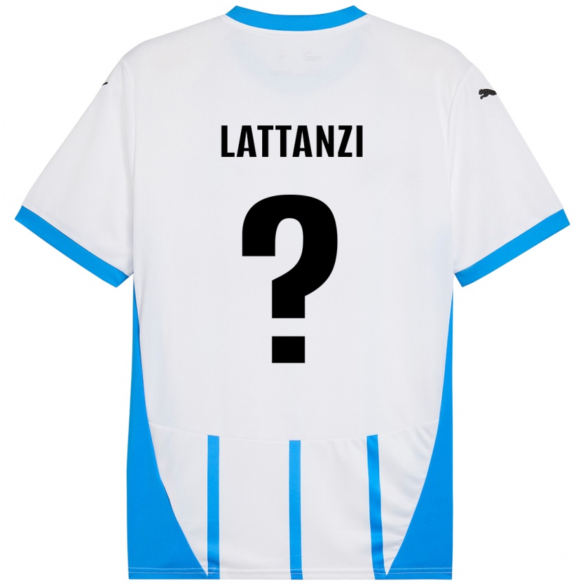 Criança Camisola Luca Lattanzi #0 Azul Branco Alternativa 2024/25 Camisa Brasil