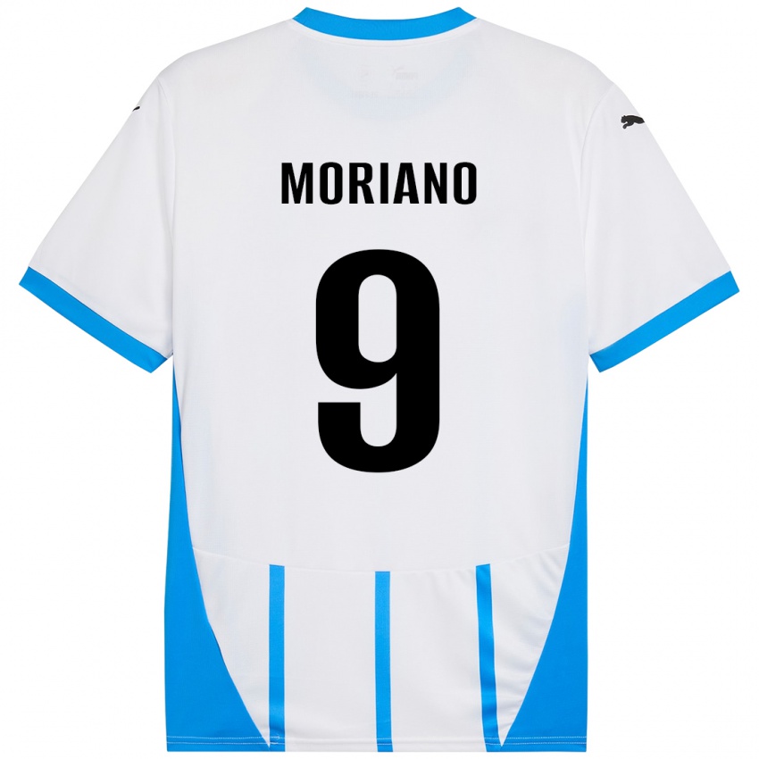 Criança Camisola Andrea Moriano #9 Azul Branco Alternativa 2024/25 Camisa Brasil