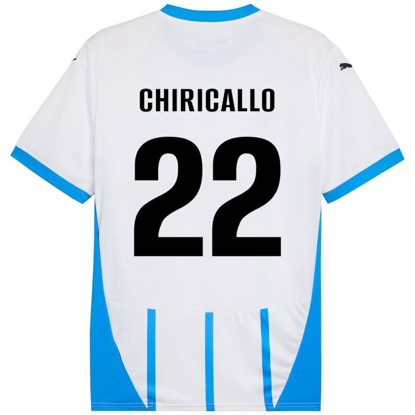 Criança Camisola Giovanni Chiricallo #22 Azul Branco Alternativa 2024/25 Camisa Brasil