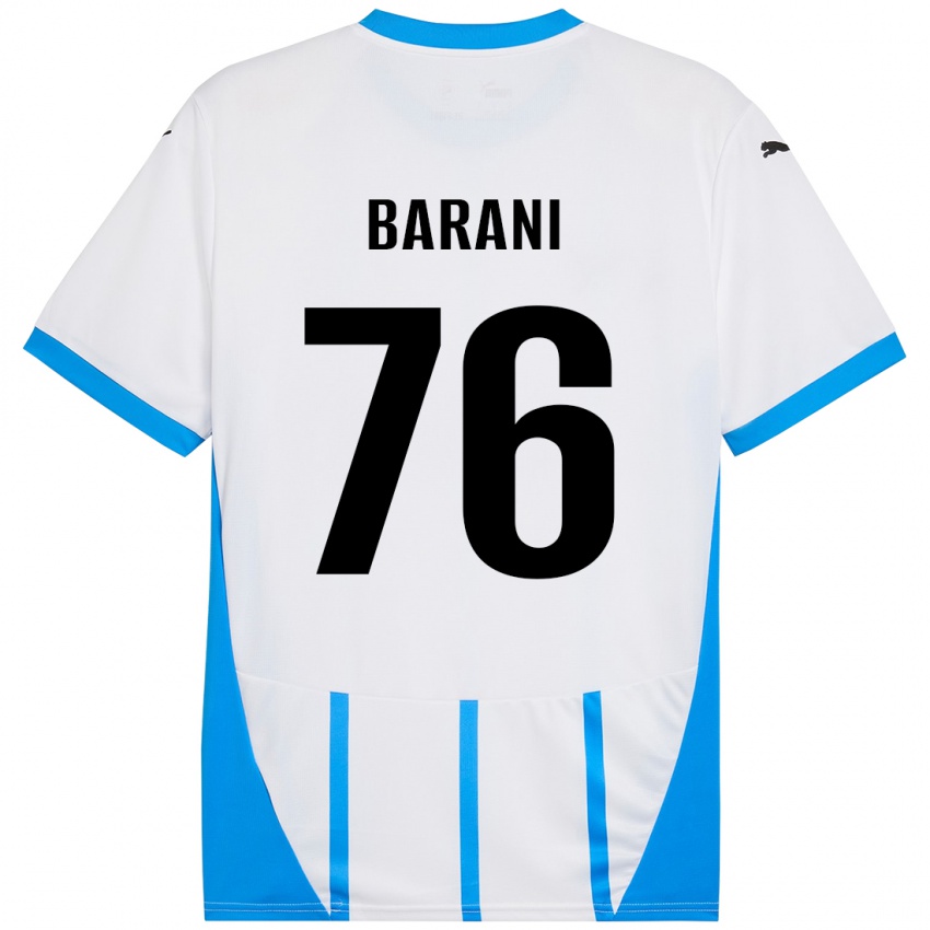 Criança Camisola Luca Barani #76 Azul Branco Alternativa 2024/25 Camisa Brasil