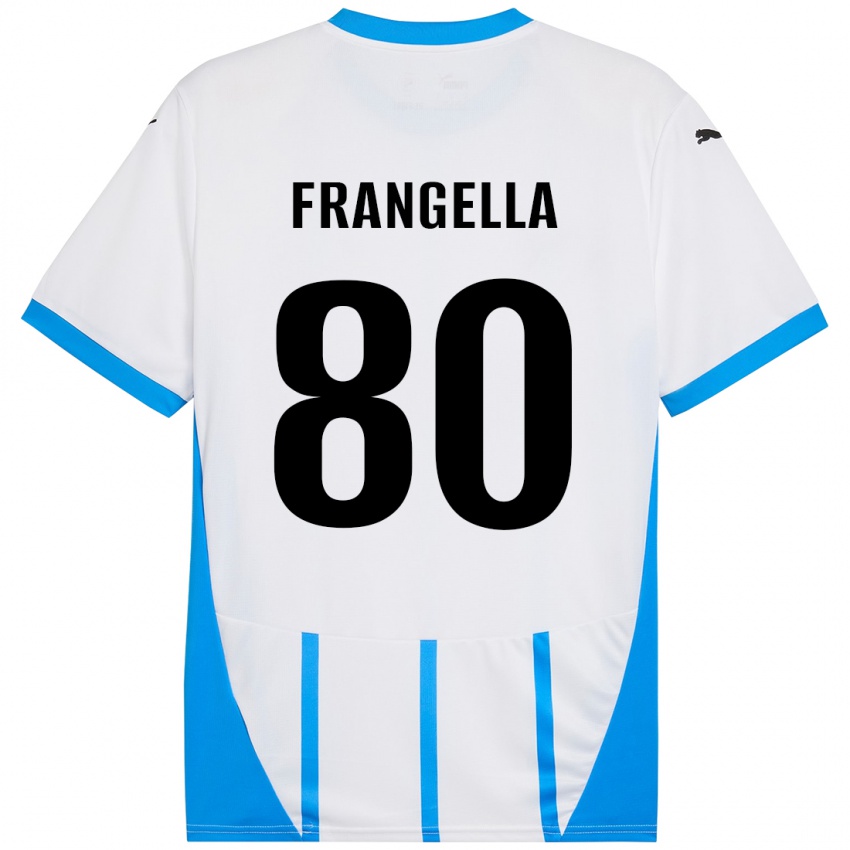 Criança Camisola Christian Frangella #80 Azul Branco Alternativa 2024/25 Camisa Brasil