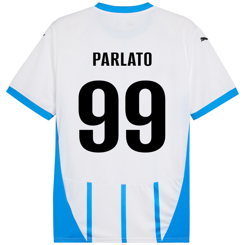 Criança Camisola Claudio Parlato #99 Azul Branco Alternativa 2024/25 Camisa Brasil