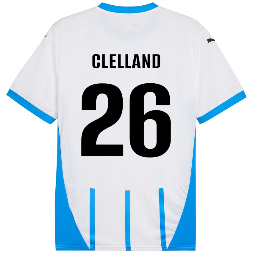 Criança Camisola Lana Clelland #26 Azul Branco Alternativa 2024/25 Camisa Brasil