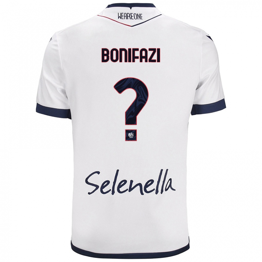 Criança Camisola Kevin Bonifazi #0 Azul Real Branco Alternativa 2024/25 Camisa Brasil