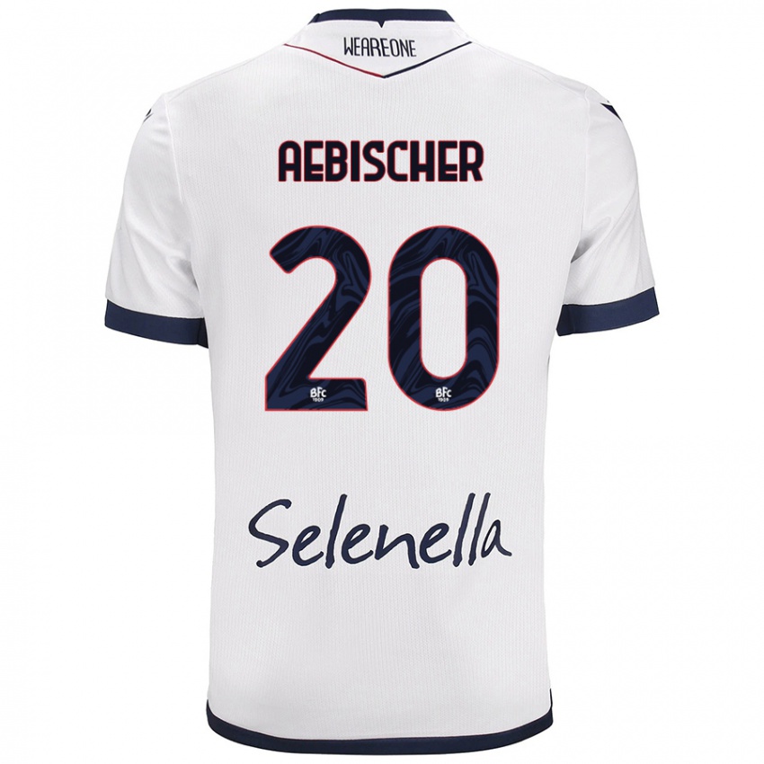 Criança Camisola Michel Aebischer #20 Azul Real Branco Alternativa 2024/25 Camisa Brasil