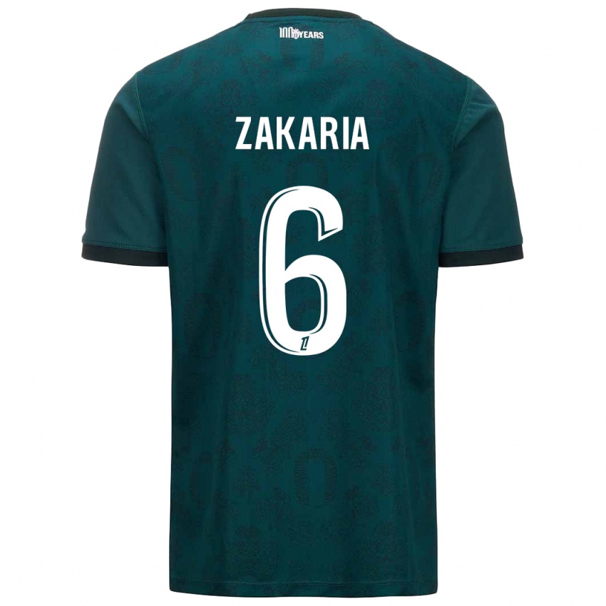 Criança Camisola Denis Zakaria #6 Verde Escuro Alternativa 2024/25 Camisa Brasil