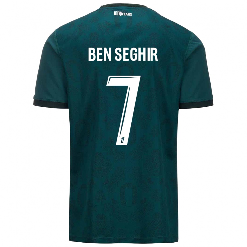 Criança Camisola Eliesse Ben Seghir #7 Verde Escuro Alternativa 2024/25 Camisa Brasil