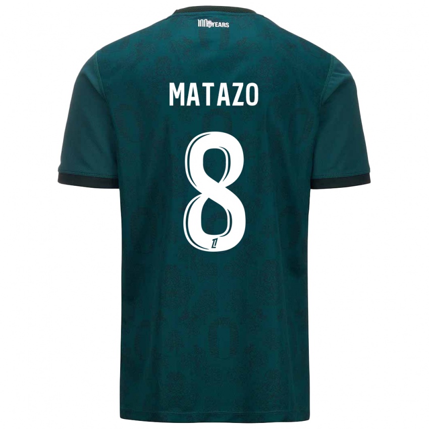 Criança Camisola Eliot Matazo #8 Verde Escuro Alternativa 2024/25 Camisa Brasil