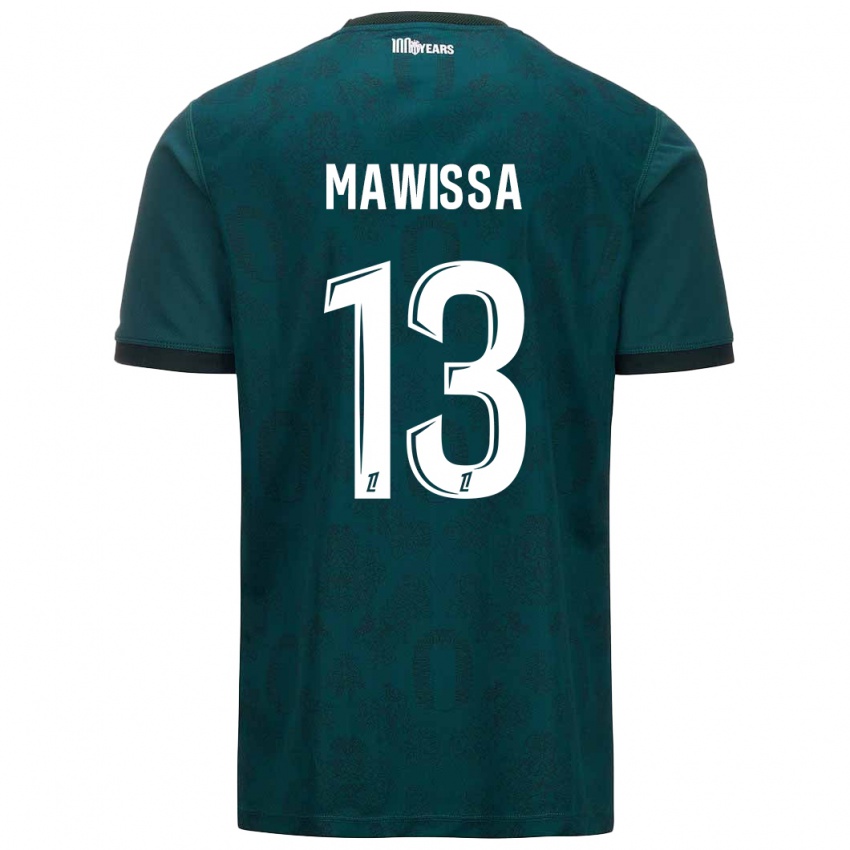 Criança Camisola Christian Mawissa Elebi #13 Verde Escuro Alternativa 2024/25 Camisa Brasil