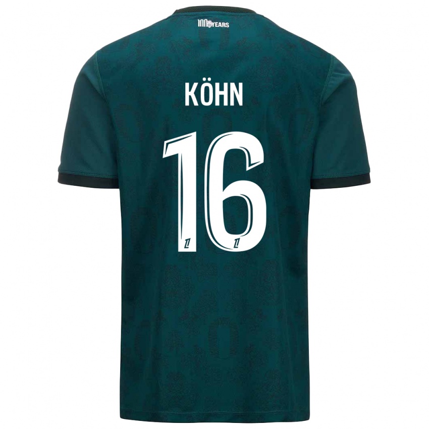 Criança Camisola Philipp Köhn #16 Verde Escuro Alternativa 2024/25 Camisa Brasil