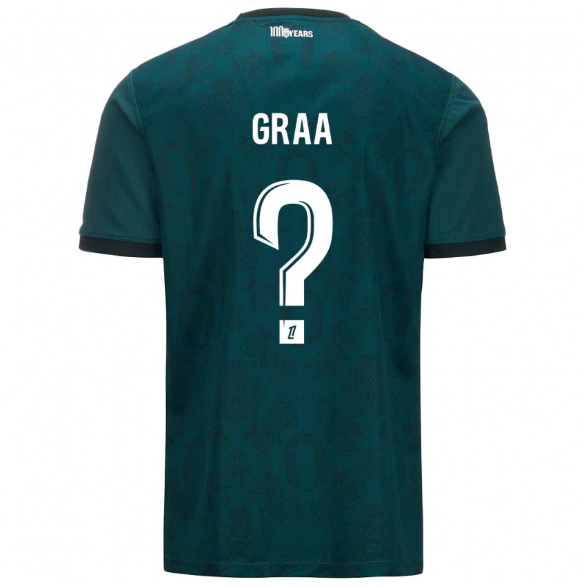 Criança Camisola Mohamed Graa #0 Verde Escuro Alternativa 2024/25 Camisa Brasil