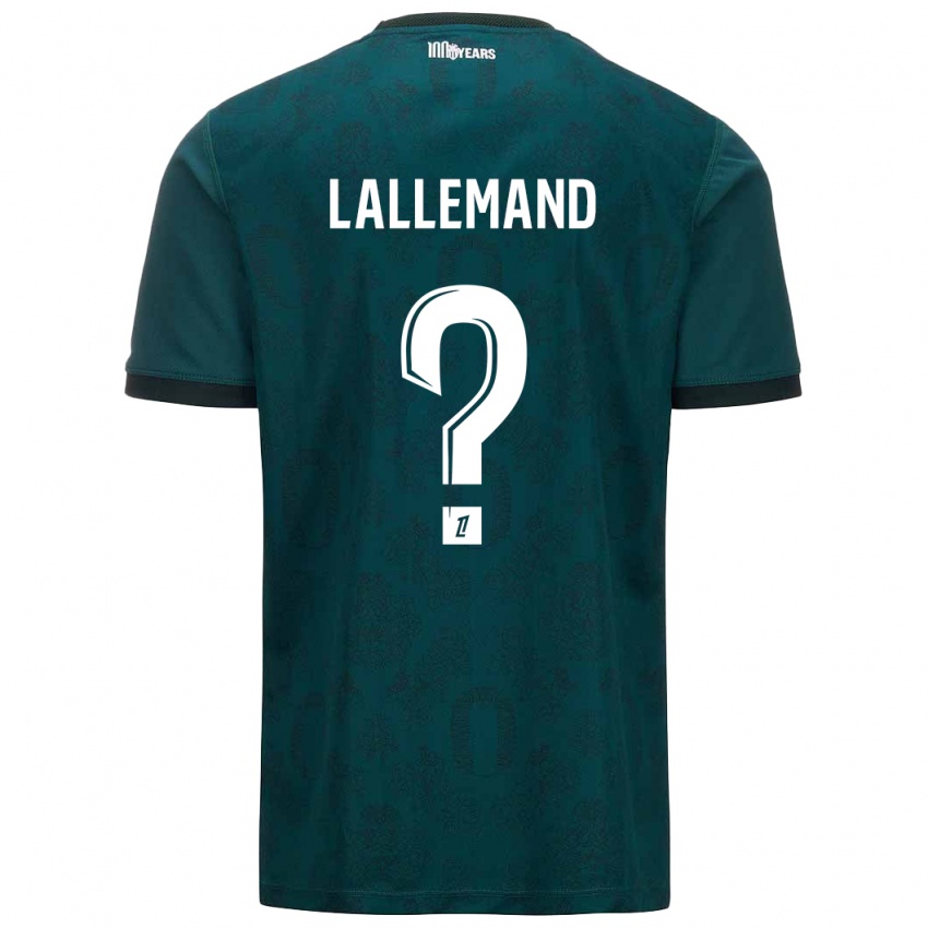 Criança Camisola Nassim Lallemand #0 Verde Escuro Alternativa 2024/25 Camisa Brasil