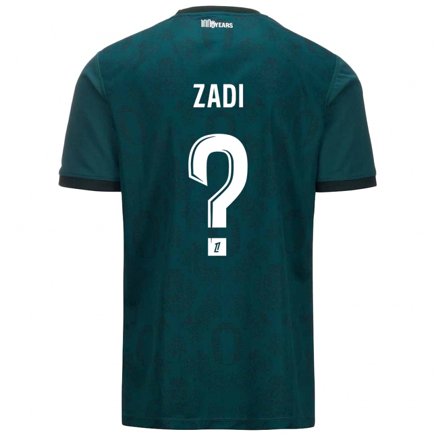 Criança Camisola Alain Zadi #0 Verde Escuro Alternativa 2024/25 Camisa Brasil