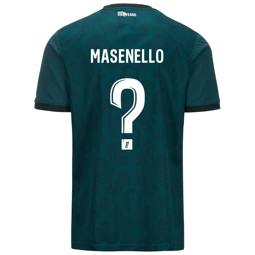 Criança Camisola Tristan Masenello #0 Verde Escuro Alternativa 2024/25 Camisa Brasil