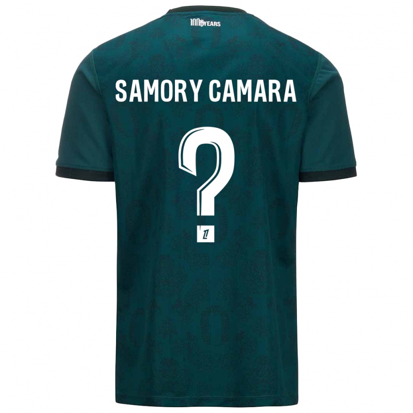 Criança Camisola Verges Samory Camara #0 Verde Escuro Alternativa 2024/25 Camisa Brasil