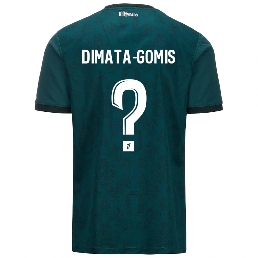 Criança Camisola Kamron Dimata-Gomis #0 Verde Escuro Alternativa 2024/25 Camisa Brasil