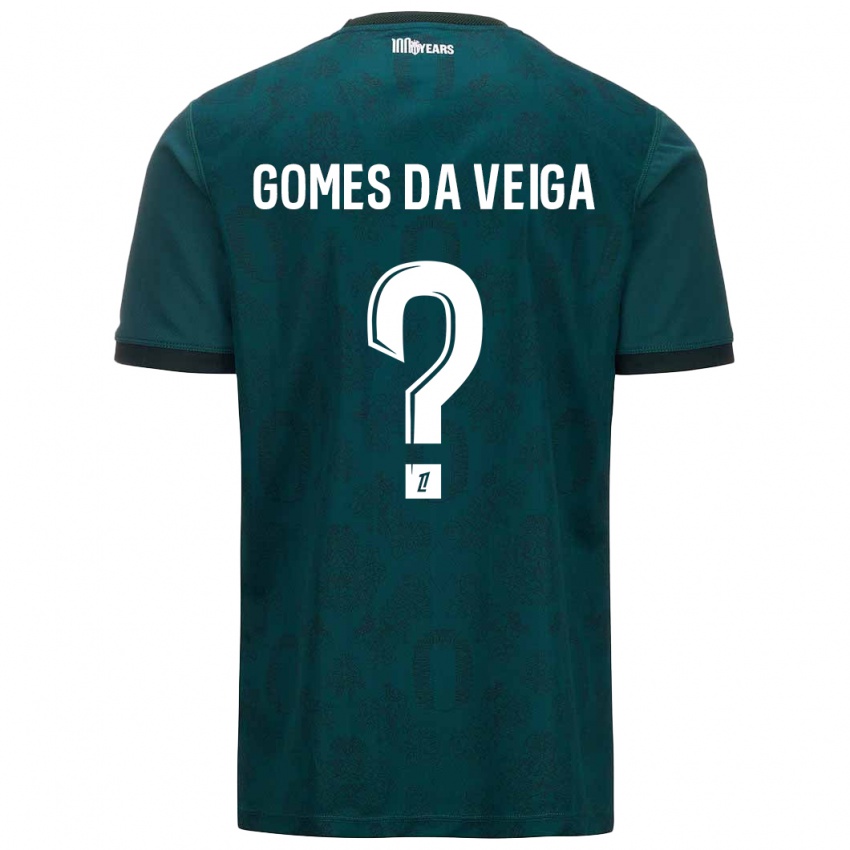 Criança Camisola Melvin Gomes Da Veiga #0 Verde Escuro Alternativa 2024/25 Camisa Brasil