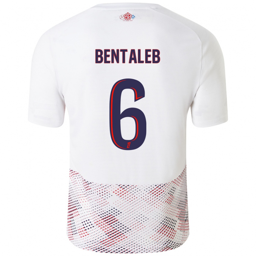 Criança Camisola Nabil Bentaleb #6 Azul Real Branco Alternativa 2024/25 Camisa Brasil