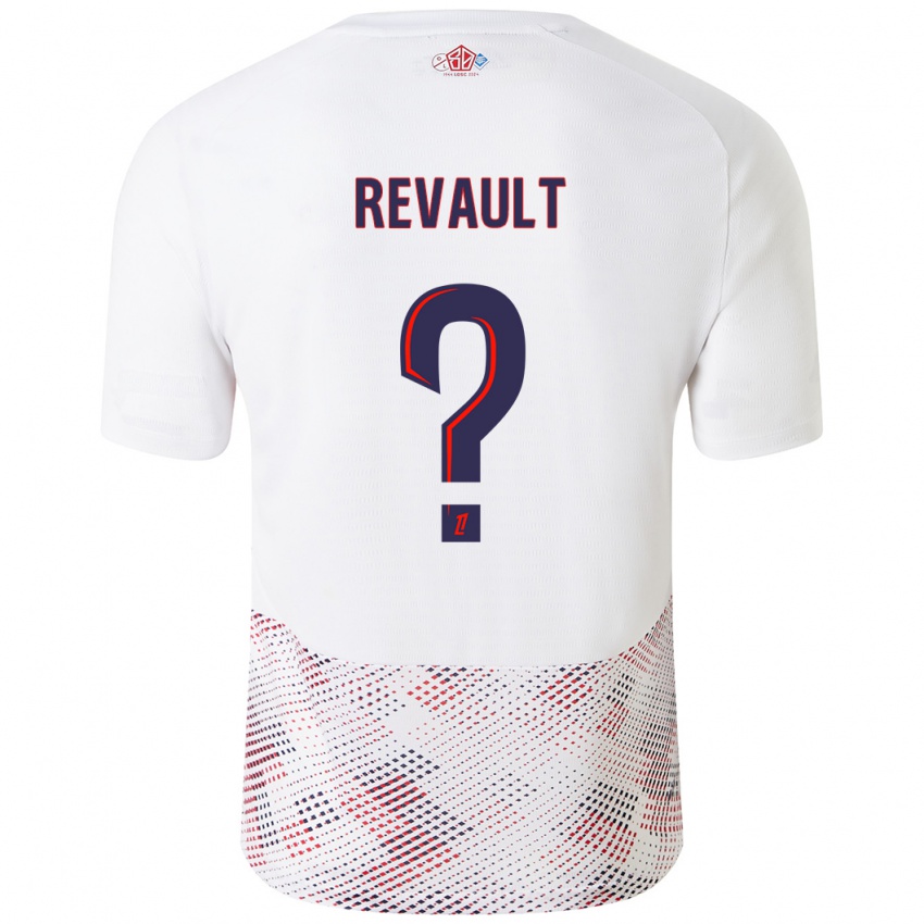 Criança Camisola Joris Revault #0 Azul Real Branco Alternativa 2024/25 Camisa Brasil