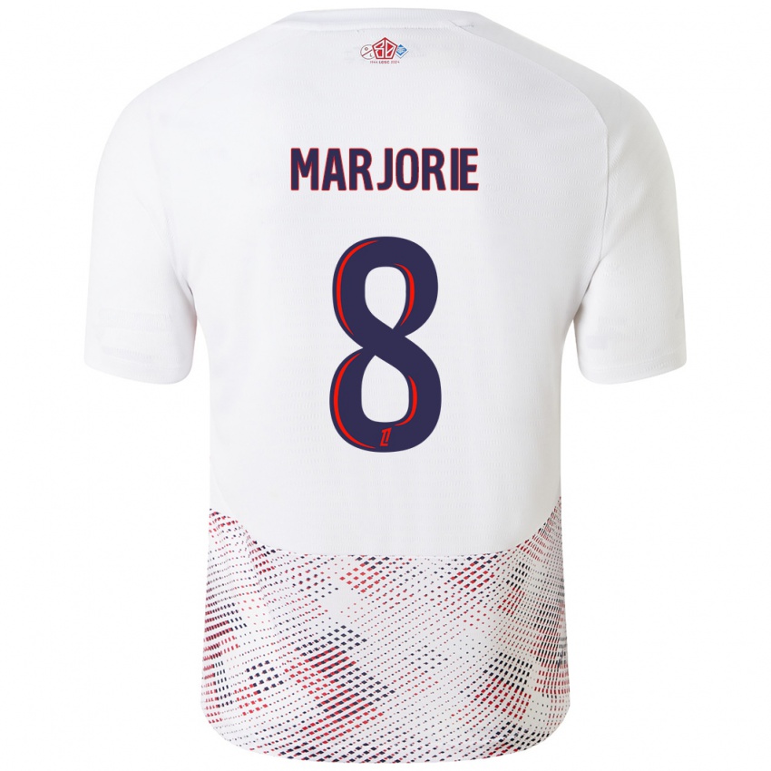 Criança Camisola Marjorie #8 Azul Real Branco Alternativa 2024/25 Camisa Brasil