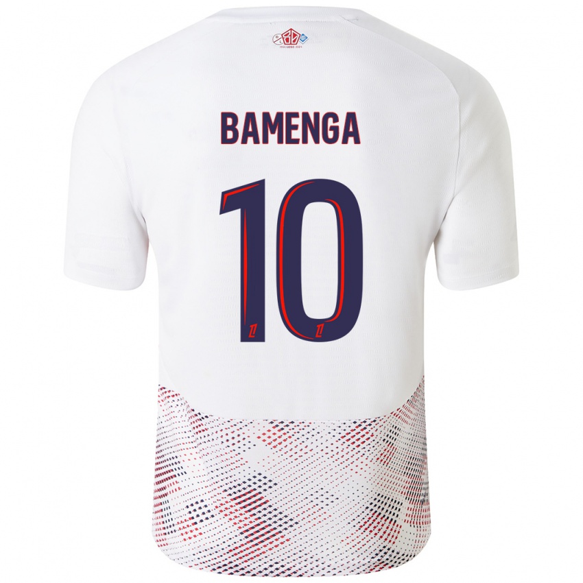 Criança Camisola Naomie Bamenga #10 Azul Real Branco Alternativa 2024/25 Camisa Brasil