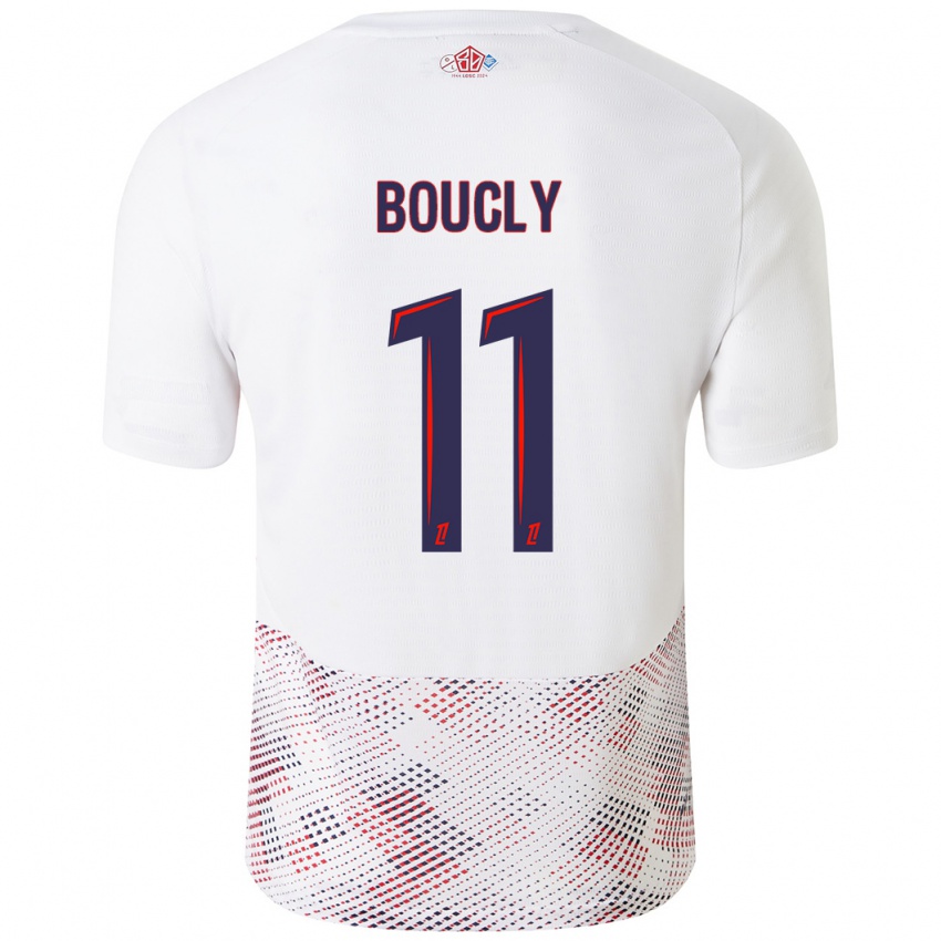 Criança Camisola Maïté Boucly #11 Azul Real Branco Alternativa 2024/25 Camisa Brasil