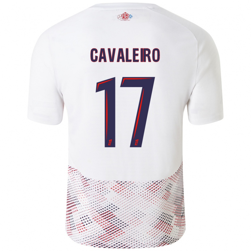 Criança Camisola Ivan Cavaleiro #17 Azul Real Branco Alternativa 2024/25 Camisa Brasil