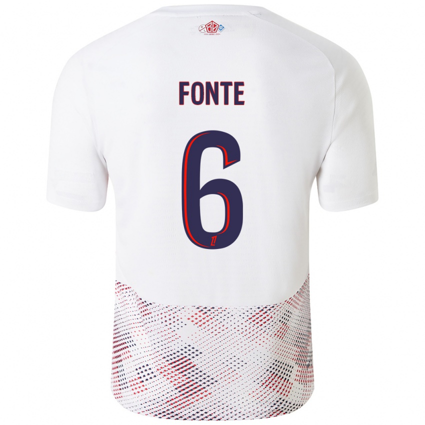 Criança Camisola Jose Fonte #6 Azul Real Branco Alternativa 2024/25 Camisa Brasil