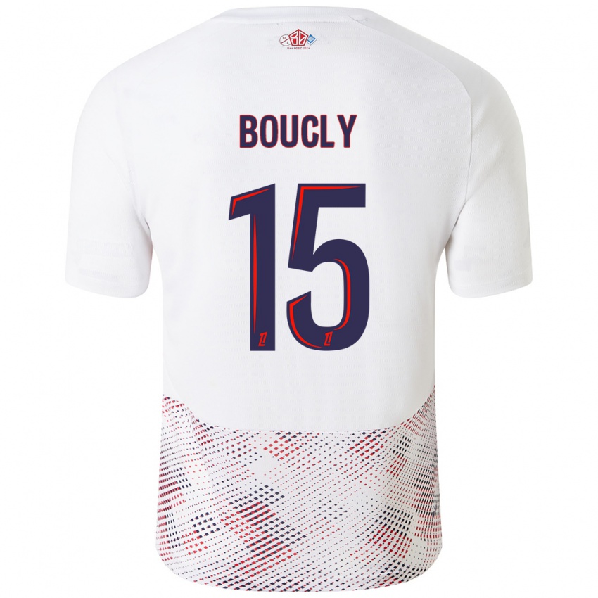 Criança Camisola Maite Boucly #15 Azul Real Branco Alternativa 2024/25 Camisa Brasil