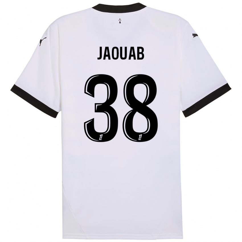 Criança Camisola Mohamed Jaouab #38 Preto Branco Alternativa 2024/25 Camisa Brasil