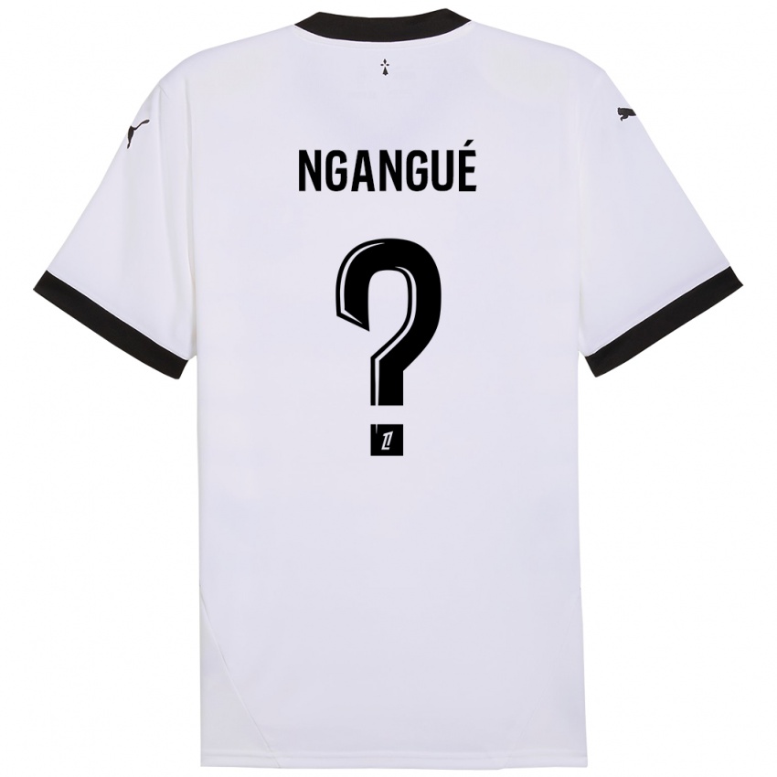 Criança Camisola Maurice Ngangué #0 Preto Branco Alternativa 2024/25 Camisa Brasil