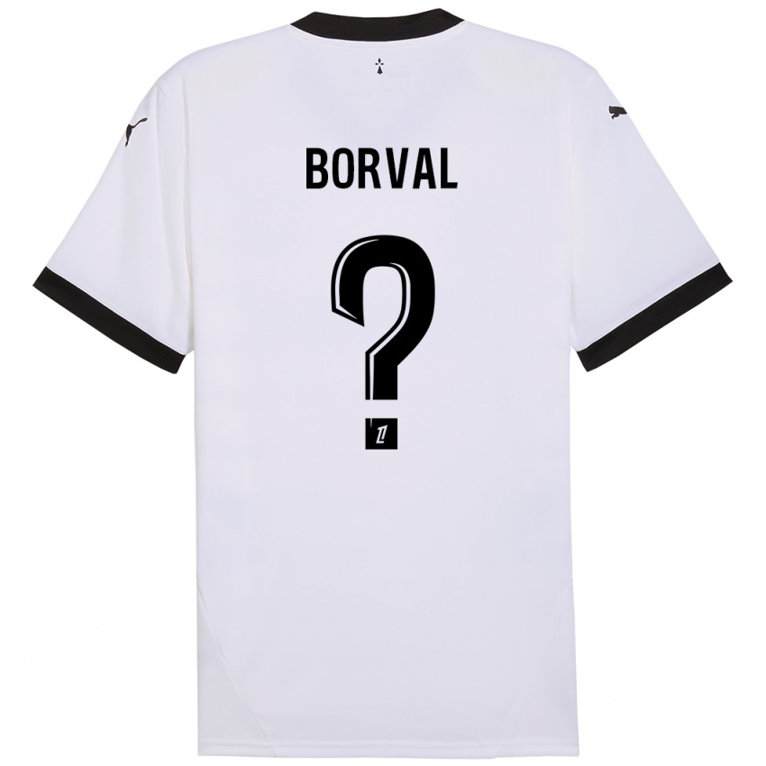 Criança Camisola Cyril Borval #0 Preto Branco Alternativa 2024/25 Camisa Brasil