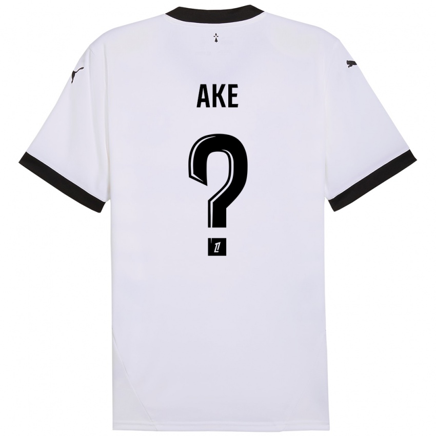 Criança Camisola Junior Ake #0 Preto Branco Alternativa 2024/25 Camisa Brasil