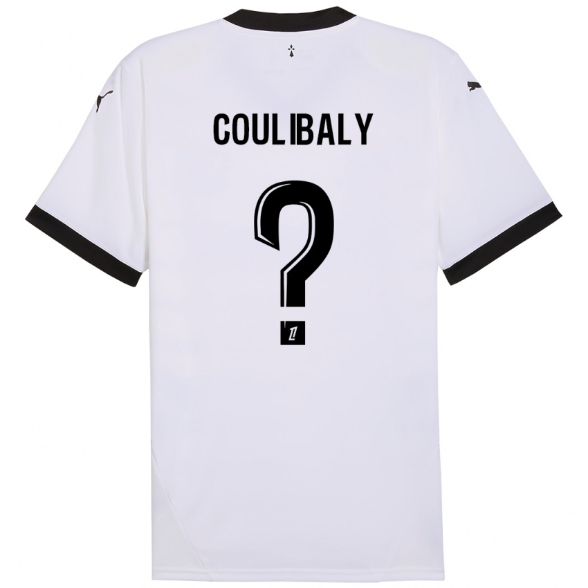 Criança Camisola Joël Coulibaly #0 Preto Branco Alternativa 2024/25 Camisa Brasil