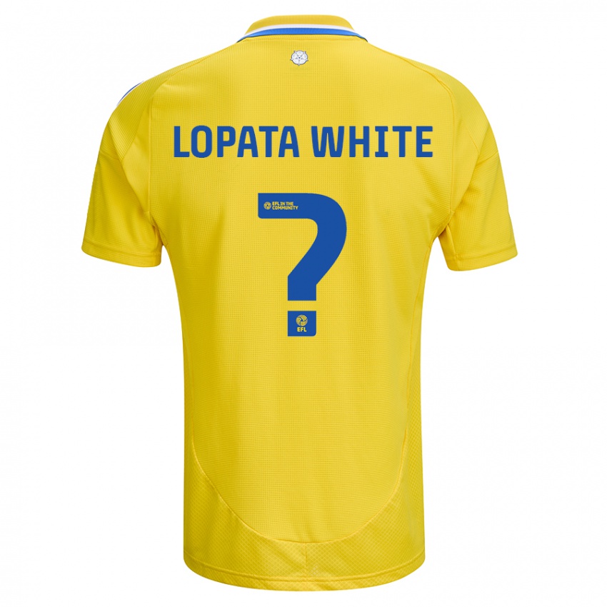 Criança Camisola Reuben Lopata-White #0 Azul Amarelo Alternativa 2024/25 Camisa Brasil