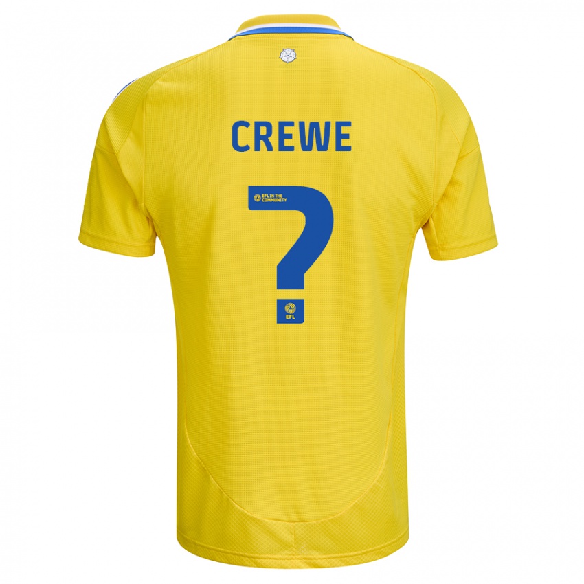 Criança Camisola Charlie Crewe #0 Azul Amarelo Alternativa 2024/25 Camisa Brasil